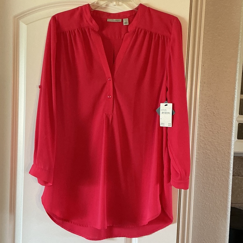 Halogen Vibrant Pink Blouse